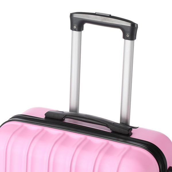 3-in-1 Multifunctional Large Capacity Traveling Storage Suitcase Pink - Energize Trek