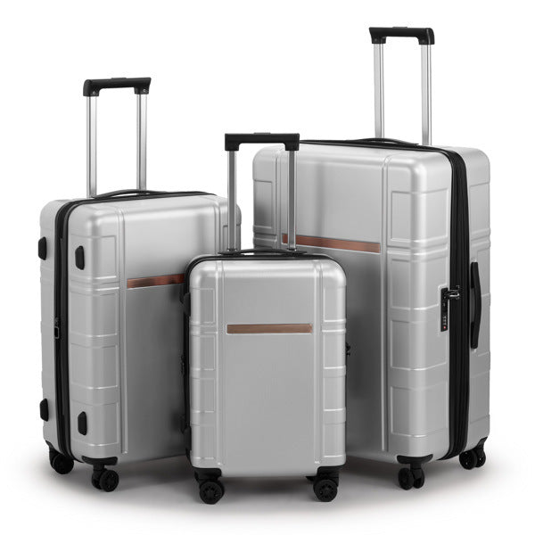 Luggage Expandable Suitcase PC+ABS 3 Piece Set with TSA Lock Spinner - Energize Trek