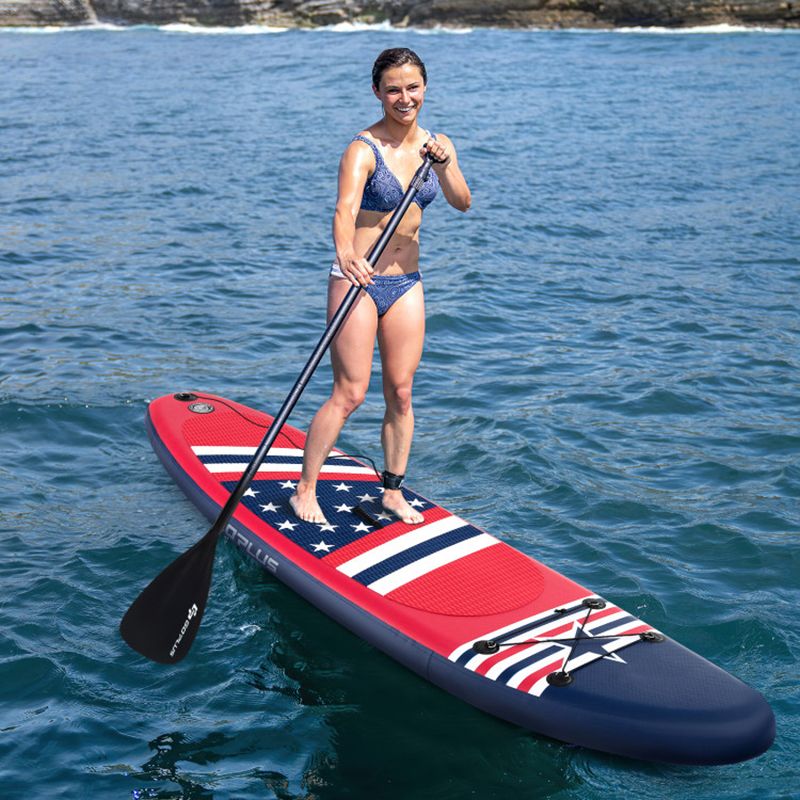 Inflatable Paddle Board with Removable Fin and Backpack - Energize Trek