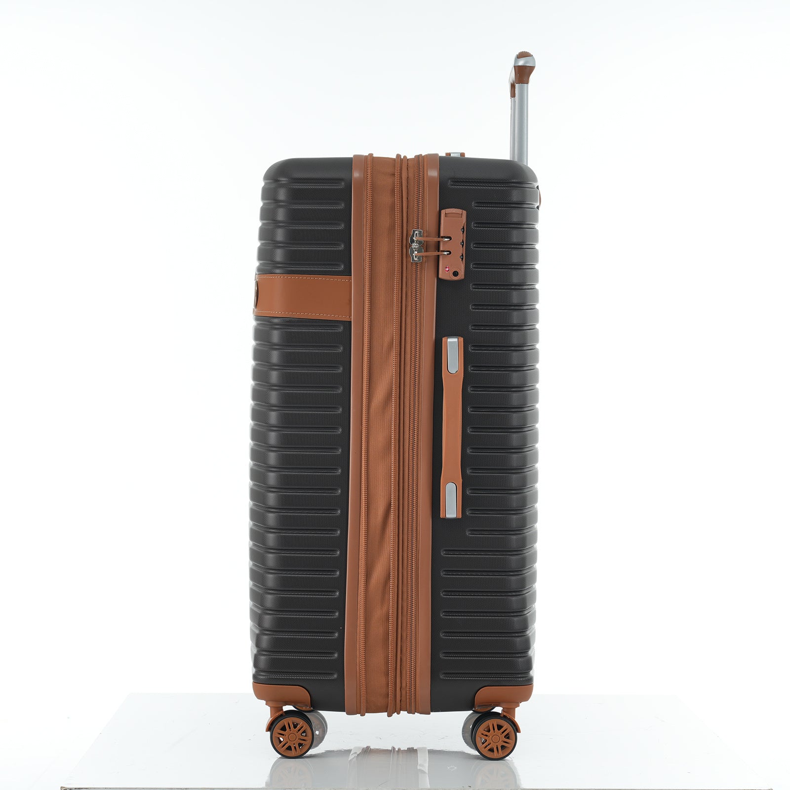 4 Piece Luggage Set Suitcase Set, ABS Hard Shell Lightweight Expandable Travel Luggage with 4 Packing Cubes, TSA Lock, Spinner Wheels for Men Women(16/20/24/28) - Energize Trek