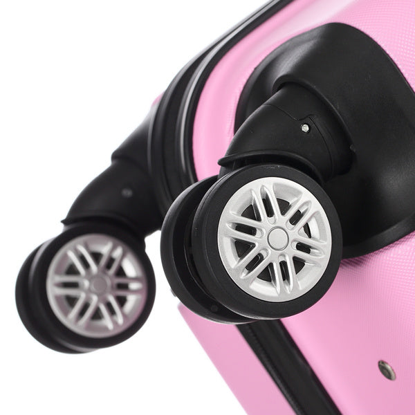 3-in-1 Multifunctional Large Capacity Traveling Storage Suitcase Pink - Energize Trek