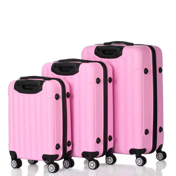 3-in-1 Multifunctional Large Capacity Traveling Storage Suitcase Pink - Energize Trek