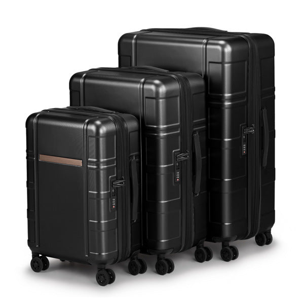 Luggage Expandable Suitcase PC+ABS 3 Piece Set with TSA Lock Spinner - Energize Trek