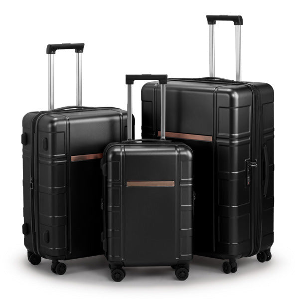 Luggage Expandable Suitcase PC+ABS 3 Piece Set with TSA Lock Spinner - Energize Trek