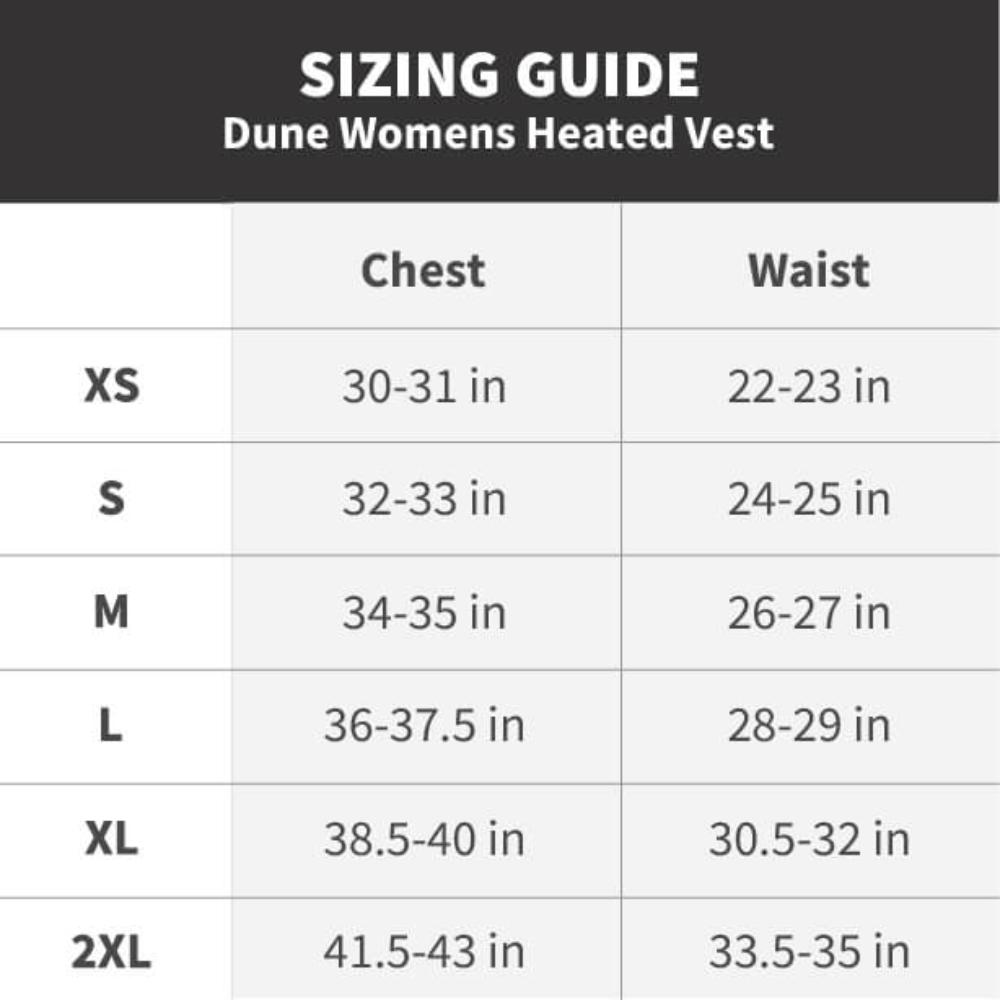 Dune Heated Vest for Women - Energize Trek