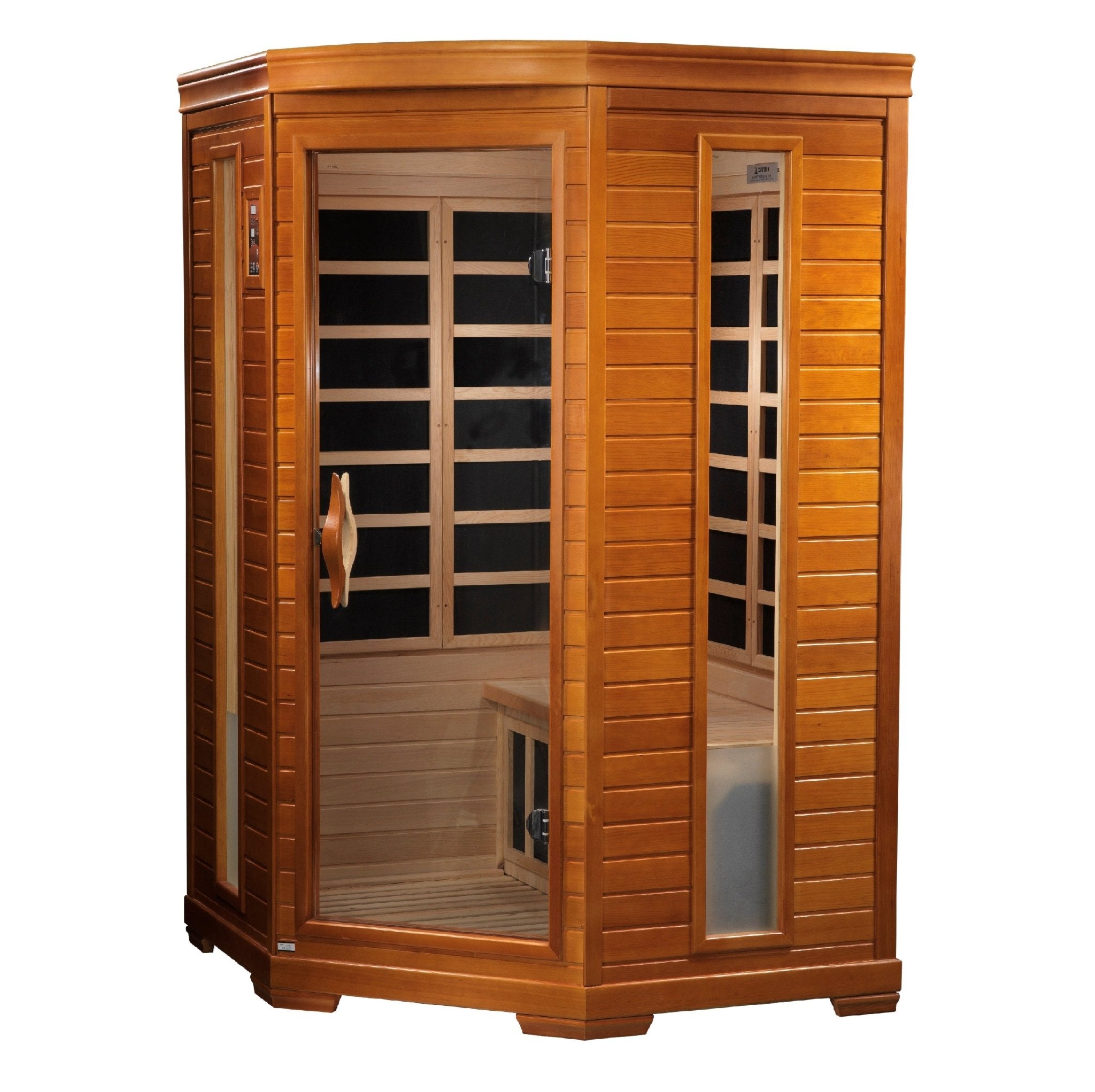 Dynamic Heming Elite 2-Person Corner Ultra Low EMF FAR Infrared Sauna - Energize Trek
