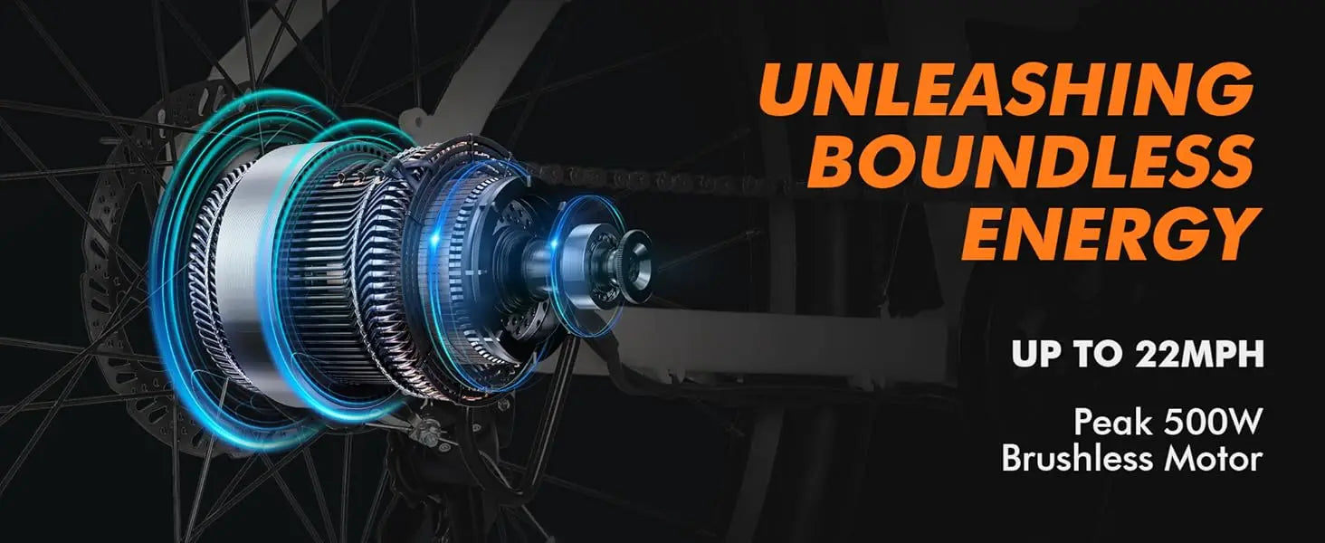 eBike Boys 750W Electric Bike - Step-Through Frame, 36V Battery - Energize Trek