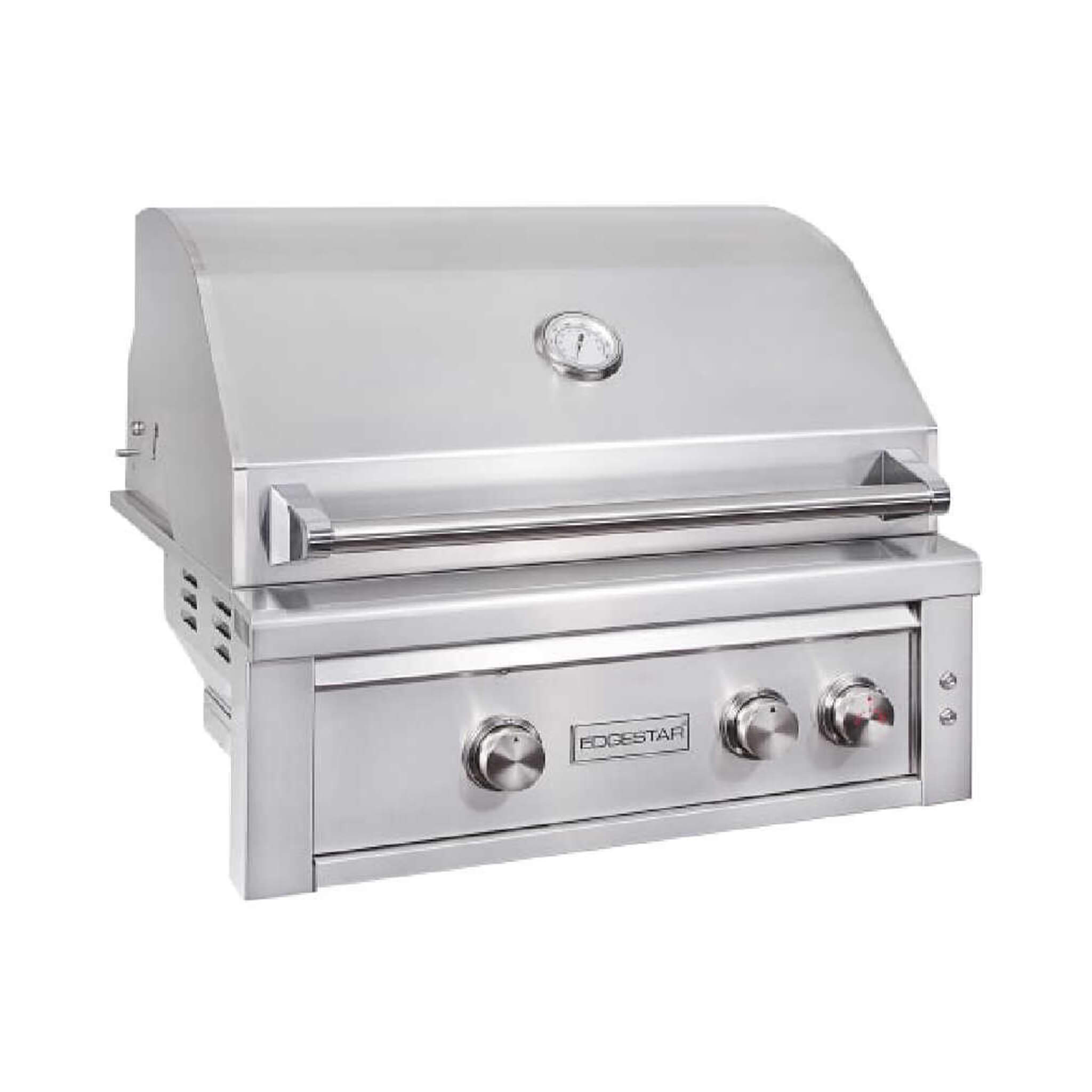 Edgestar 60K BTU 30" Natural Gas Built-In Grill With Lighted Grill Area And Double Access Doors (SAK82568) - Energize Trek