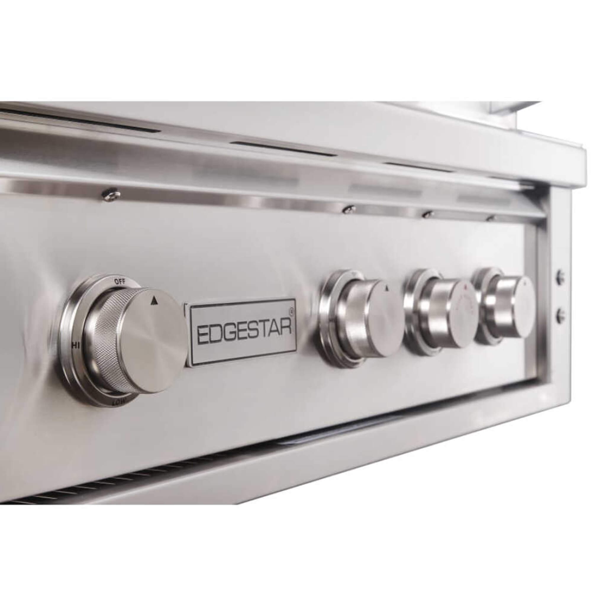 Edgestar 60K BTU 30" Natural Gas Built-In Grill With Lighted Grill Area And Double Access Doors (SAK82568) - Energize Trek