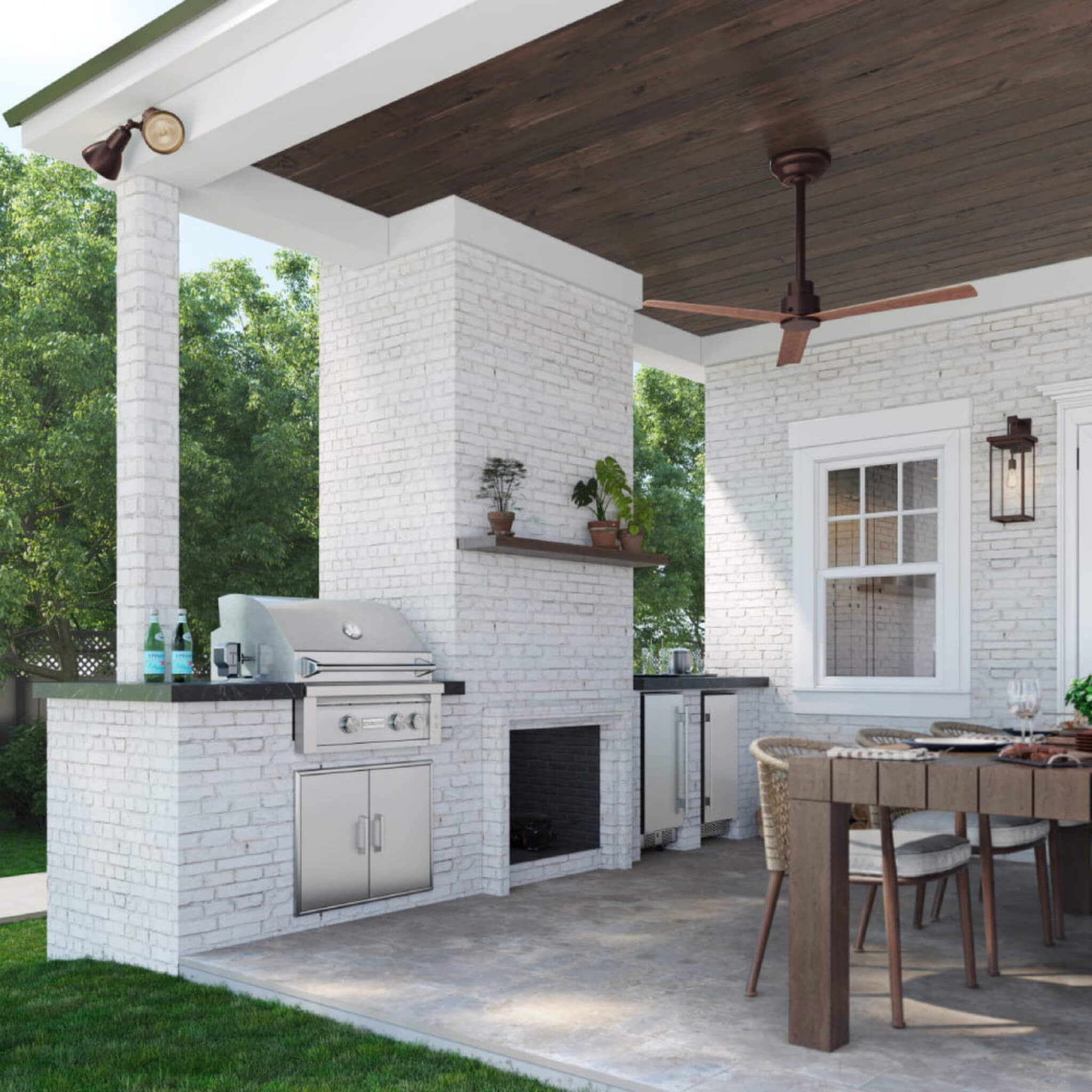 Edgestar 60K BTU Natural Gas Outdoor Built-In Grill W/ Rotisserie And LED Lighting, 30" (SAK52871) - Energize Trek