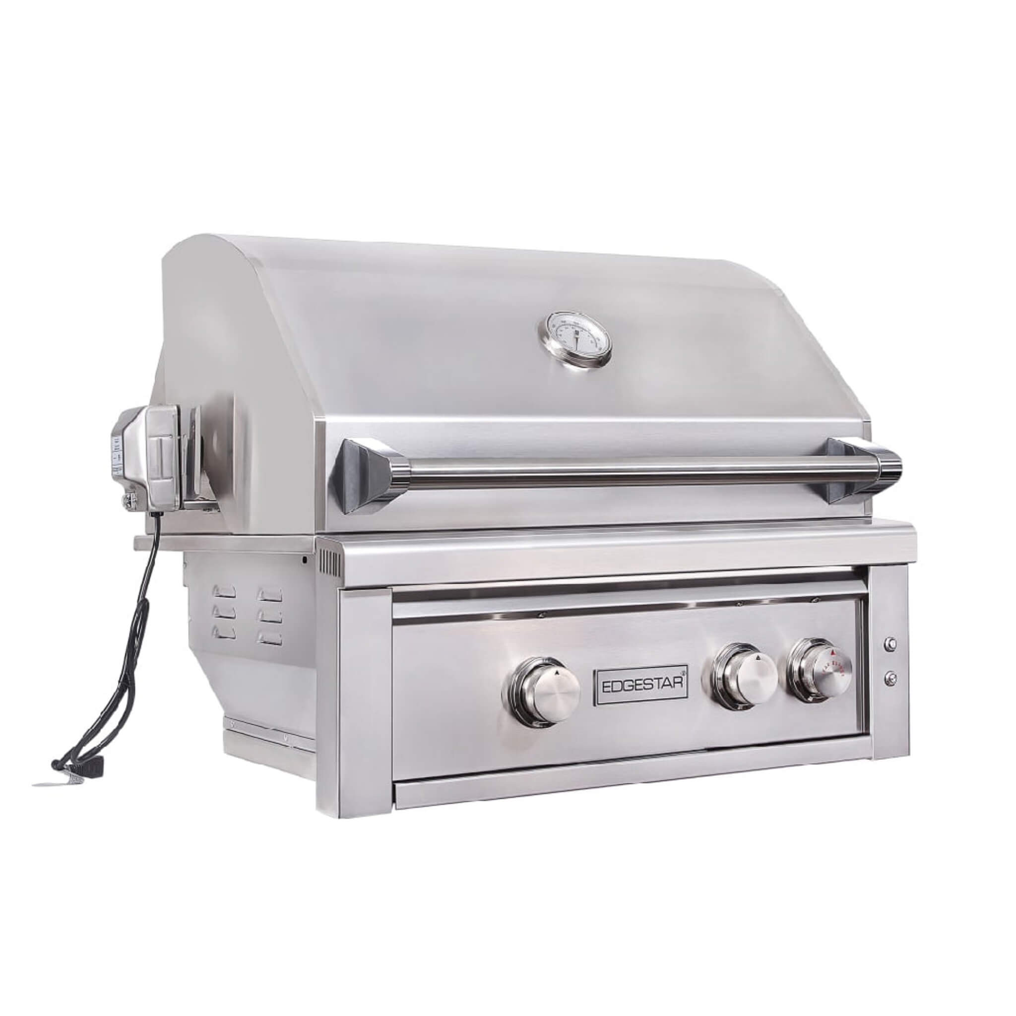Edgestar 60K BTU Natural Gas Outdoor Built-In Grill W/ Rotisserie And LED Lighting, 30" (SAK52871) - Energize Trek