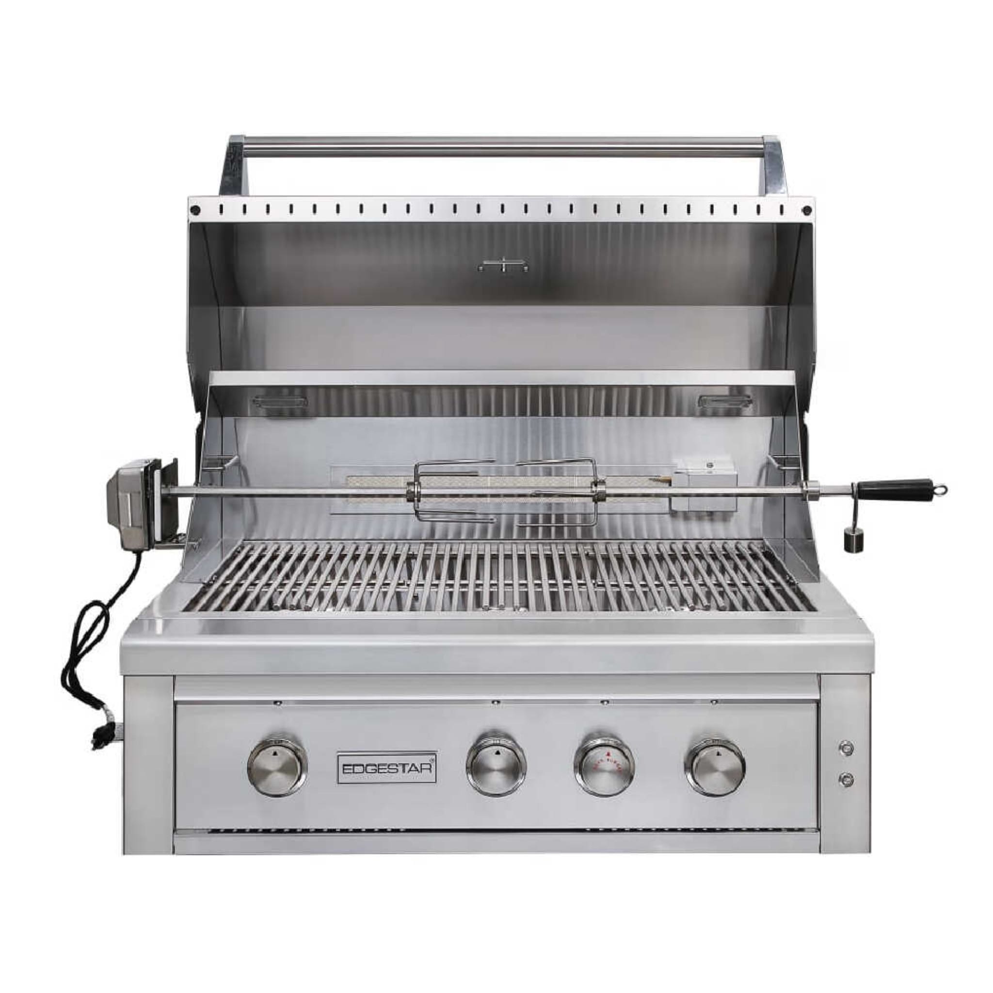 Edgestar 89K BTU 36" Wide Natural Gas Built In Grill With Insulated Jacket And Double Access Doors (SAK31258) - Energize Trek