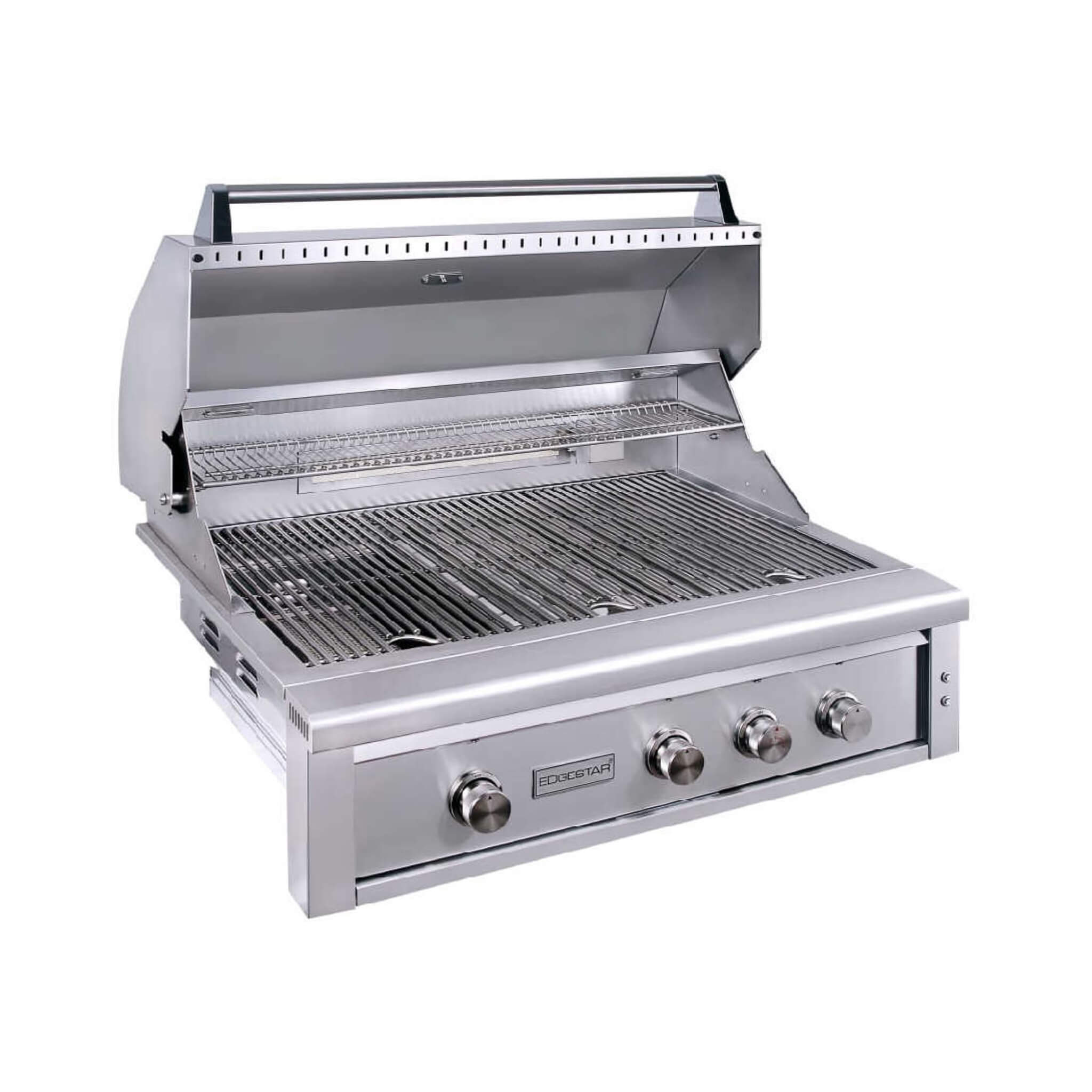 Edgestar 89K BTU 42" Wide Natural Gas Freestanding Grill Cart With Rotisserie And Lighted Knobs (SAK56935) - Energize Trek