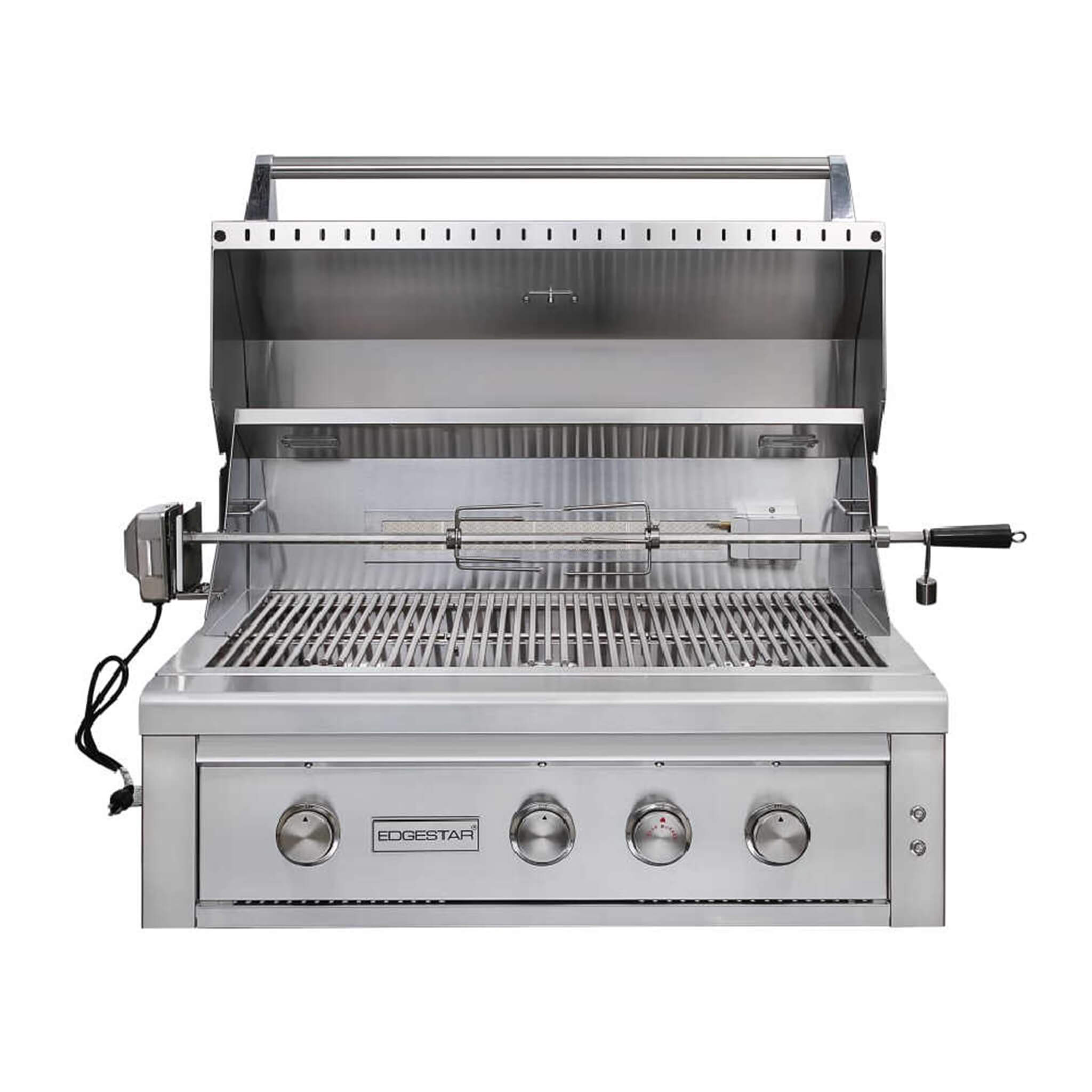Edgestar 89K BTU Built-In Grill With Rotisserie And LED Lighting, 36" (SAK49230) - Energize Trek