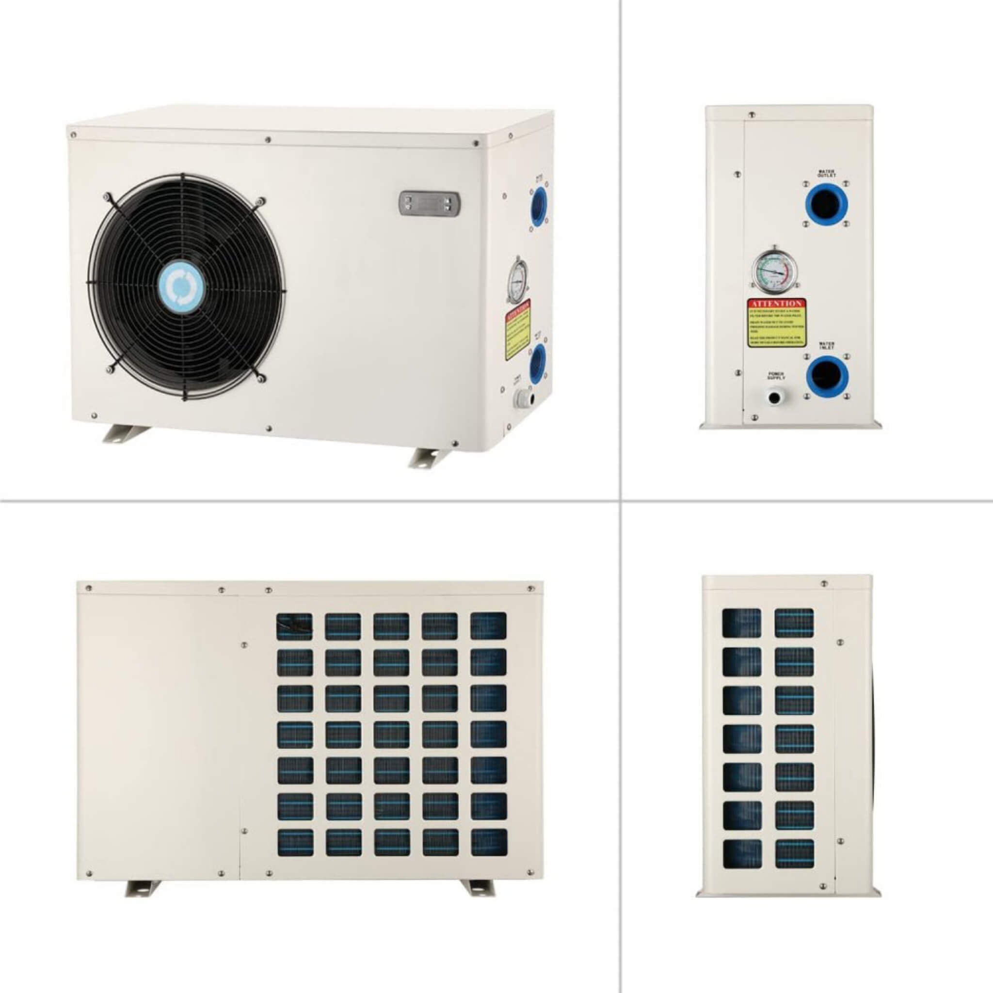 Energy-Saving Electric Swimming Pool Heat Pump For Above And Inground Pools, 6000 Gallons (SAK93541) - Energize Trek