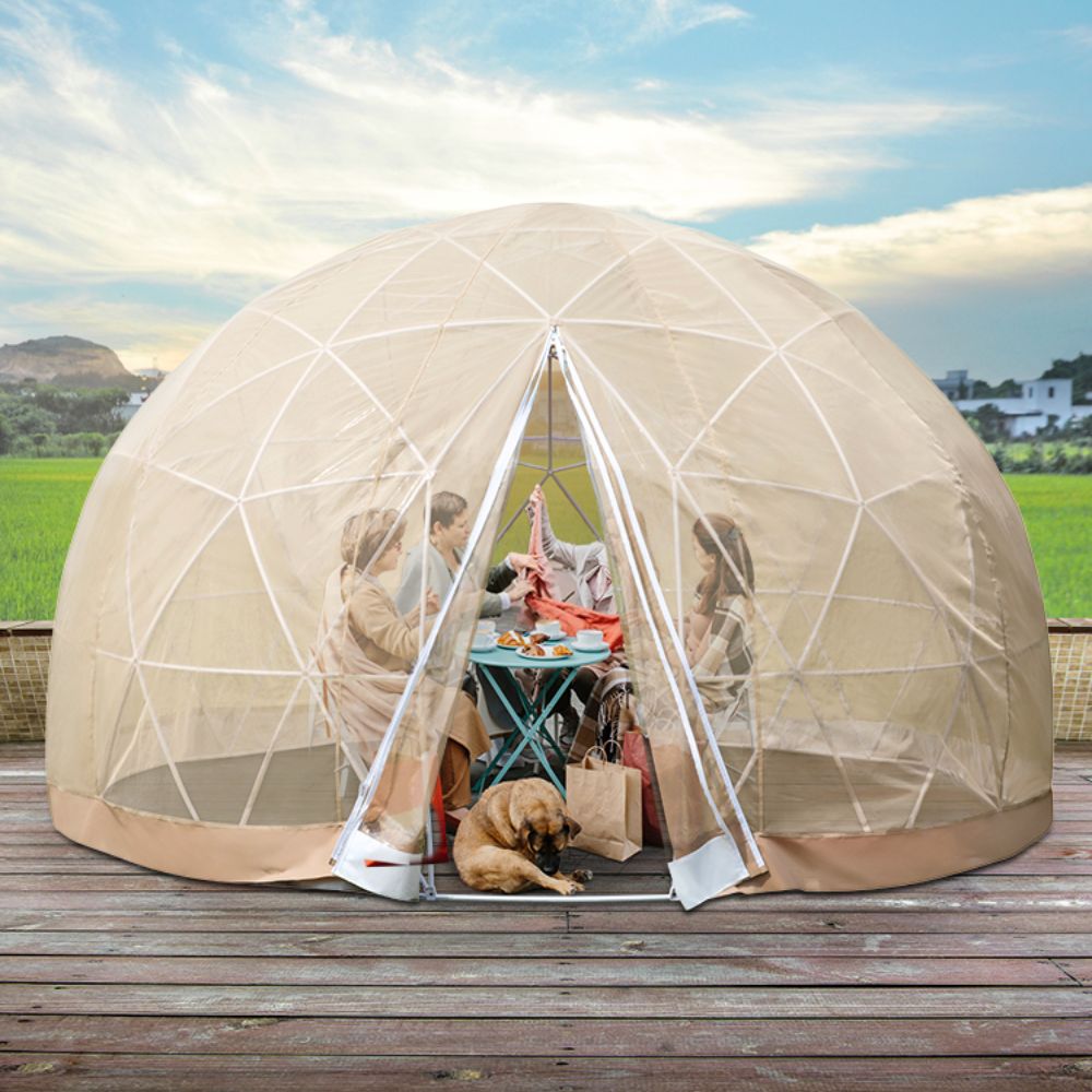 Extra Large 10 Person Outdoor Igloo Garden Greenhouse Dome Tent, 12FT (94316275) - Energize Trek