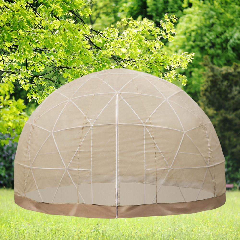 Extra Large 10 Person Outdoor Igloo Garden Greenhouse Dome Tent, 12FT (94316275) - Energize Trek