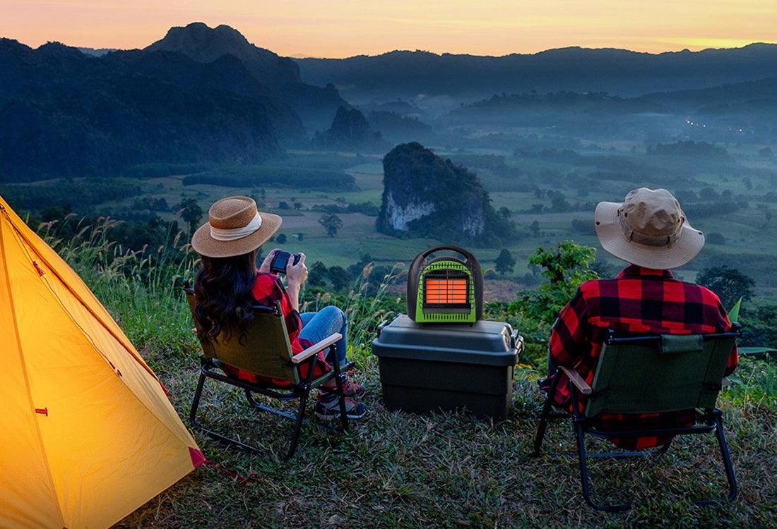Flame King Portable Heater 20,000 BTU Propane Gas Tank Space Radiant Indoor & Outdoor - Energize Trek