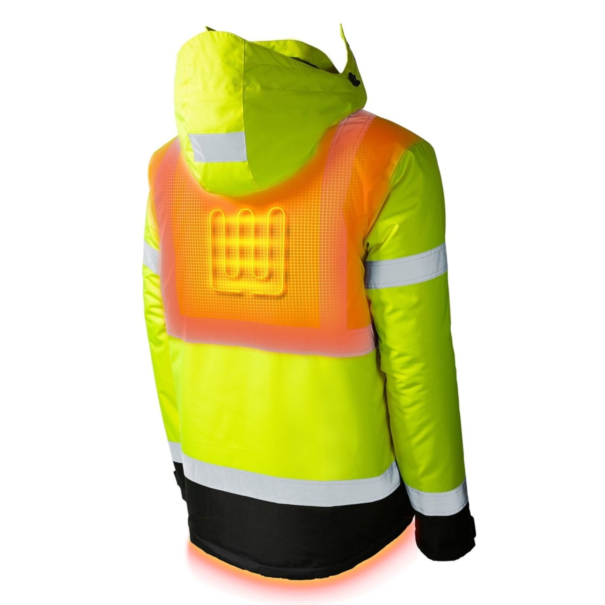 Flash Heated High-Vis Jacket - Energize Trek