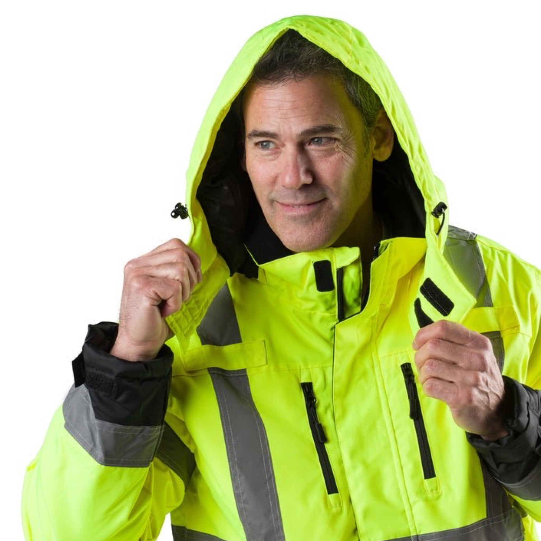 Flash Heated High-Vis Jacket - Energize Trek