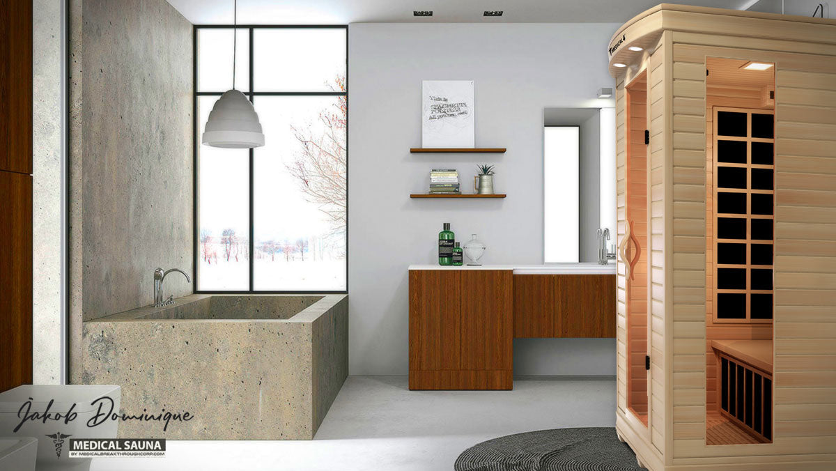 2 Person Home Full Spectrum Infrared Sauna | Medical 4™ - Energize Trek