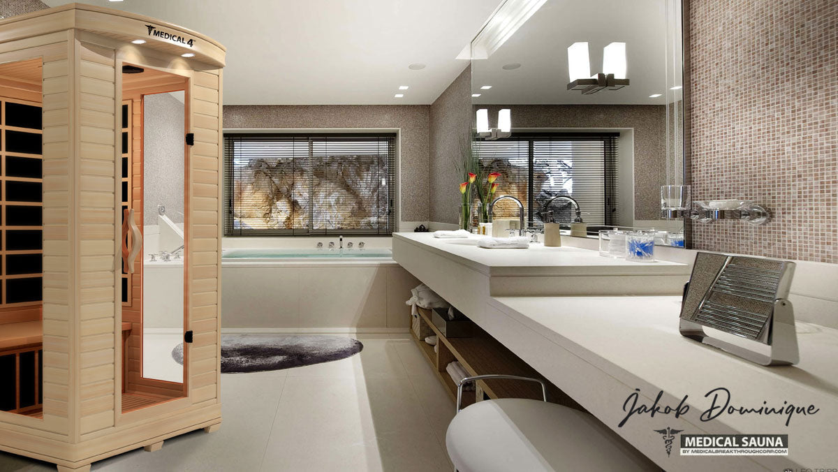 2 Person Home Full Spectrum Infrared Sauna | Medical 4™ - Energize Trek