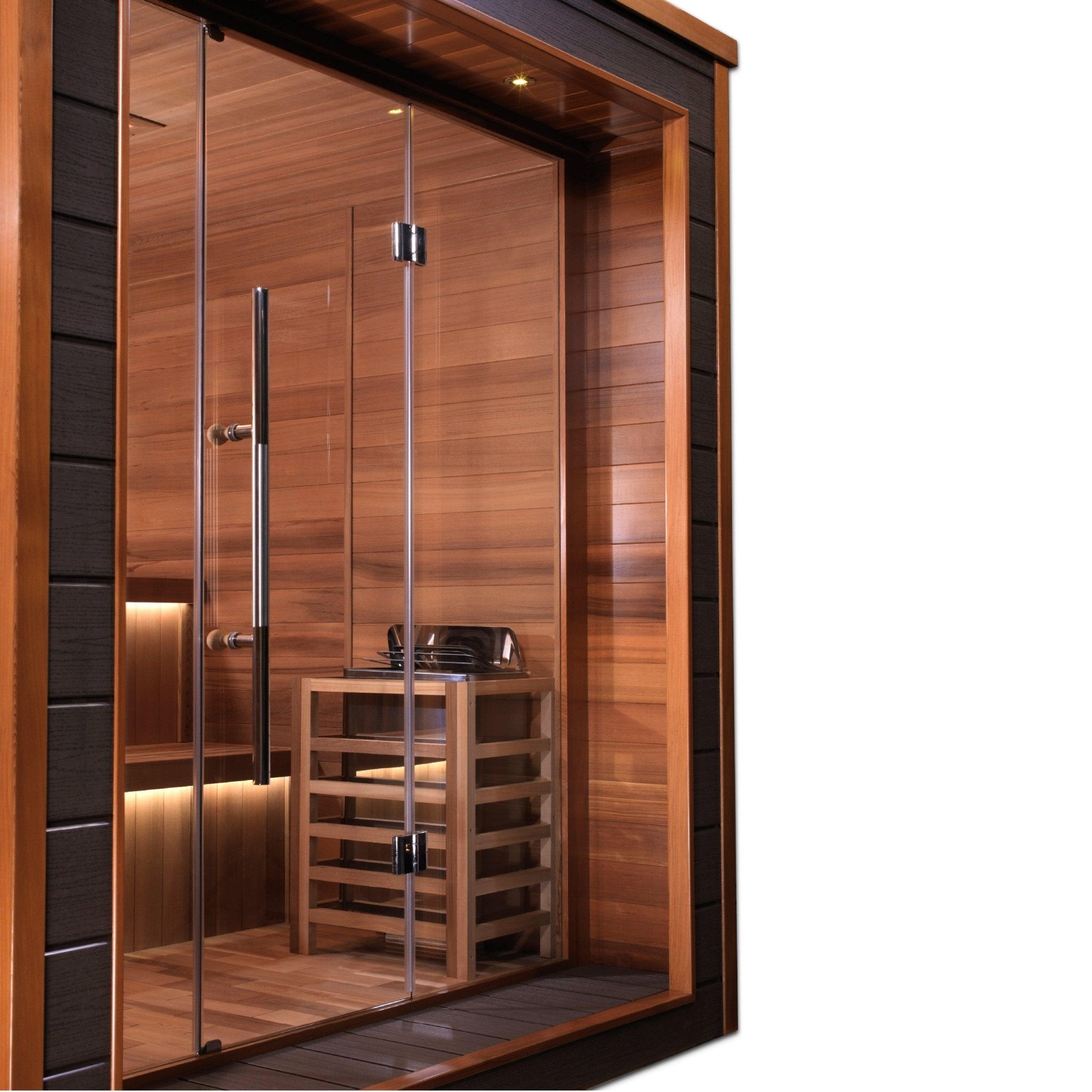 Golden Designs Bergen 6-Person Outdoor-Indoor Traditional Sauna - Energize Trek