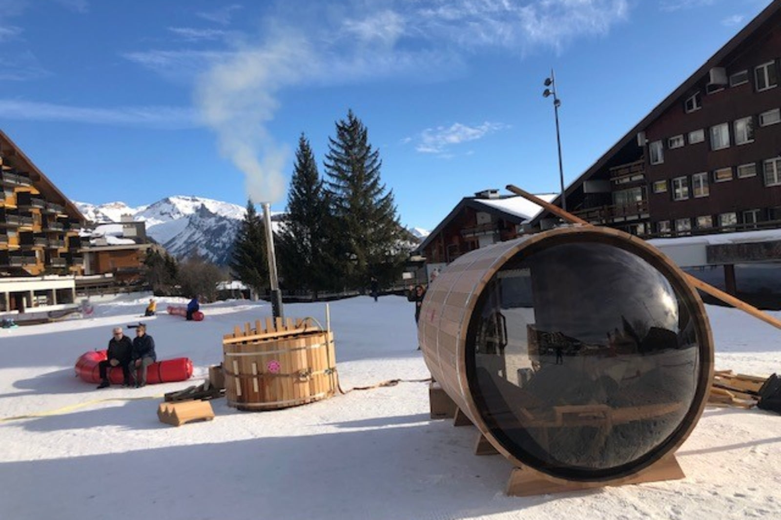 SAUNA EVOLUTION® Barrel Sauna Serenity Nature Air 4 - Energize Trek