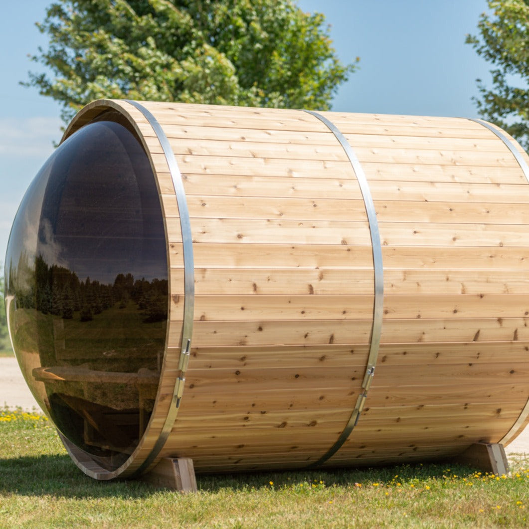 SAUNA EVOLUTION® Barrel Sauna Serenity Nature Air 4 - Energize Trek