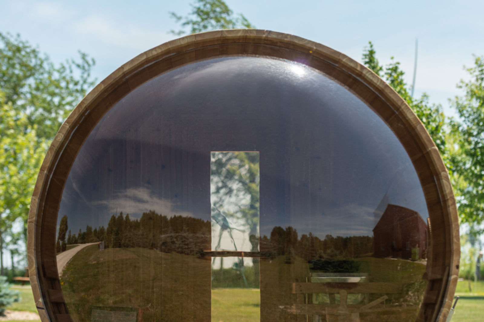 SAUNA EVOLUTION® Barrel Sauna Serenity Nature Air 4 - Energize Trek