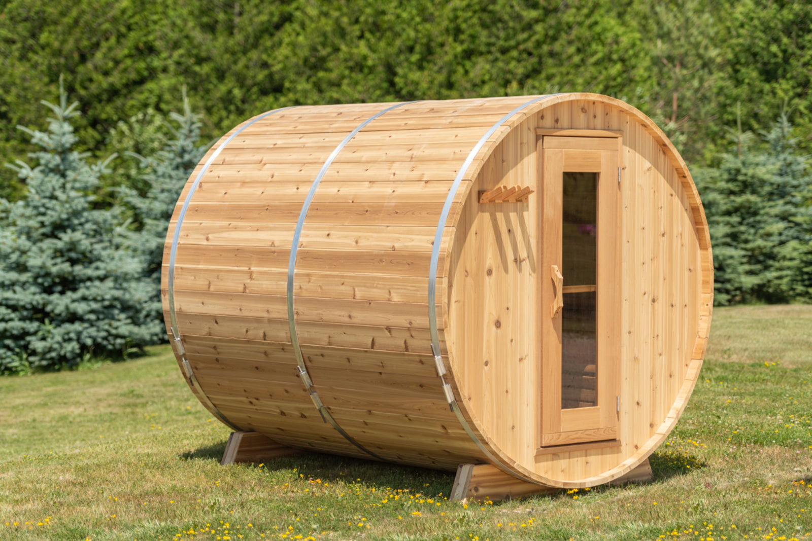 SAUNA EVOLUTION® Barrel Sauna Serenity Nature Air 4 - Energize Trek