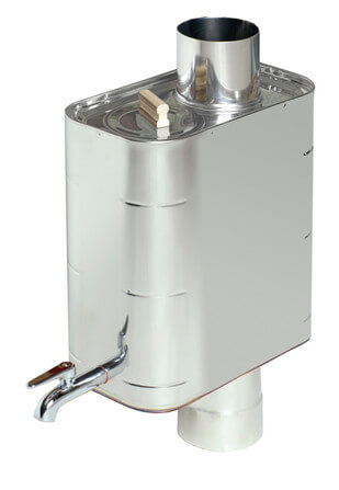 Harvia Pro 20 BK WH Sauna Stove Package – 24kW Wood-Burning Stove with Chimney, Water Heater & Stones - Energize Trek