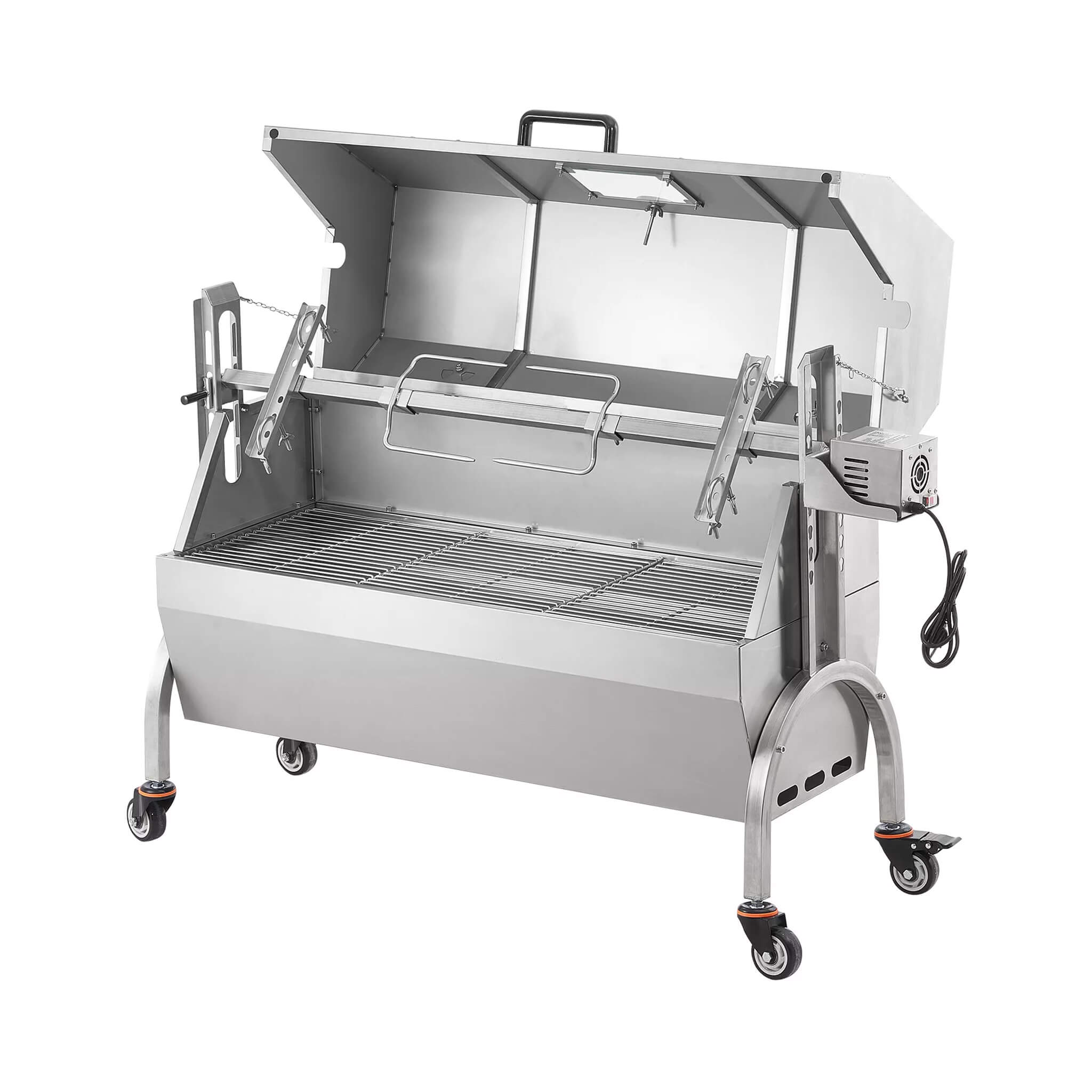 Heavy-Duty 52W Spit Roaster Rotisserie BBQ Grill For Pig, Lamb And Chicken (SAK59286) - Energize Trek