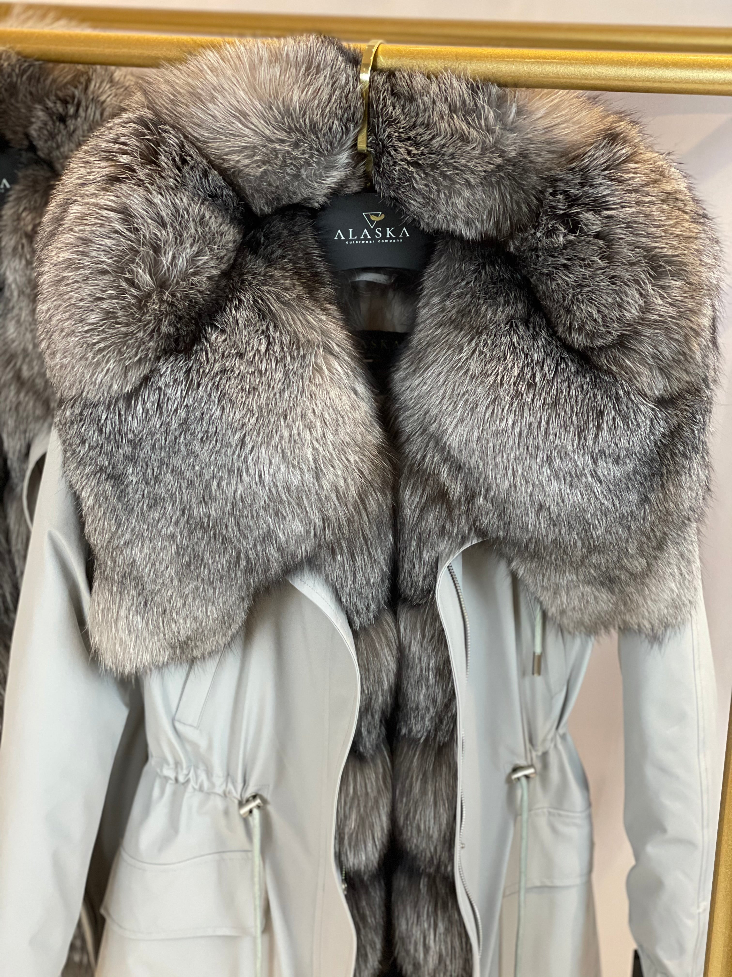 Fox Fully Fur Lined Hood Rabbit Insulated Parka - Energize Trek