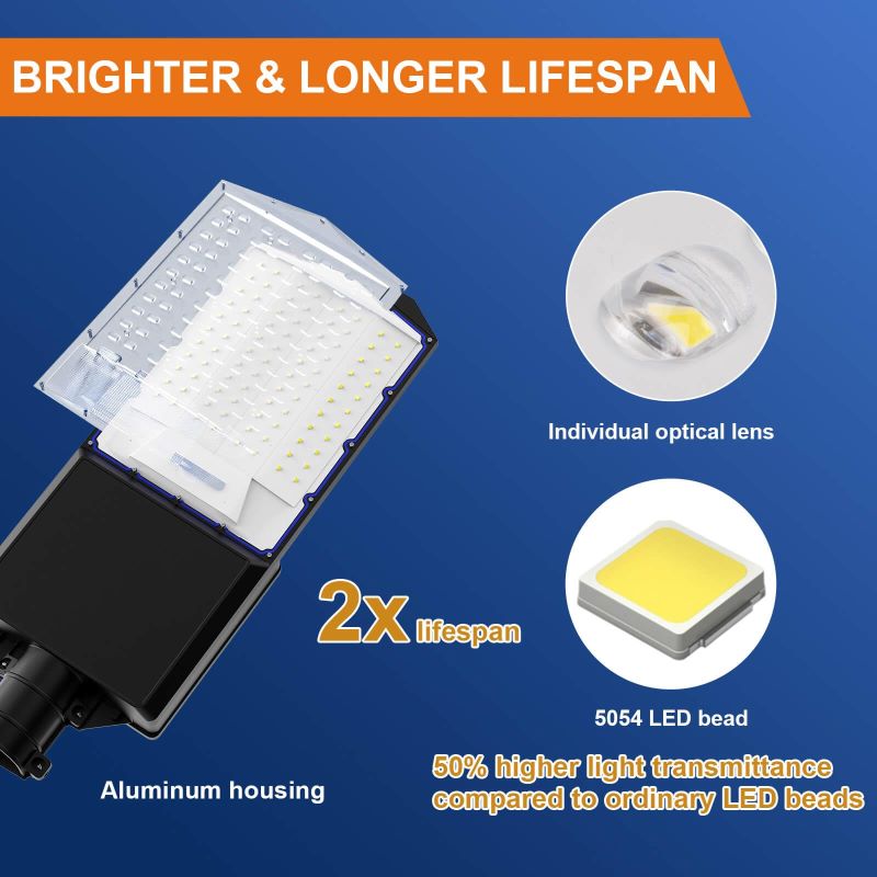 1200W solar street light with pole -30,000lumens - Energize Trek