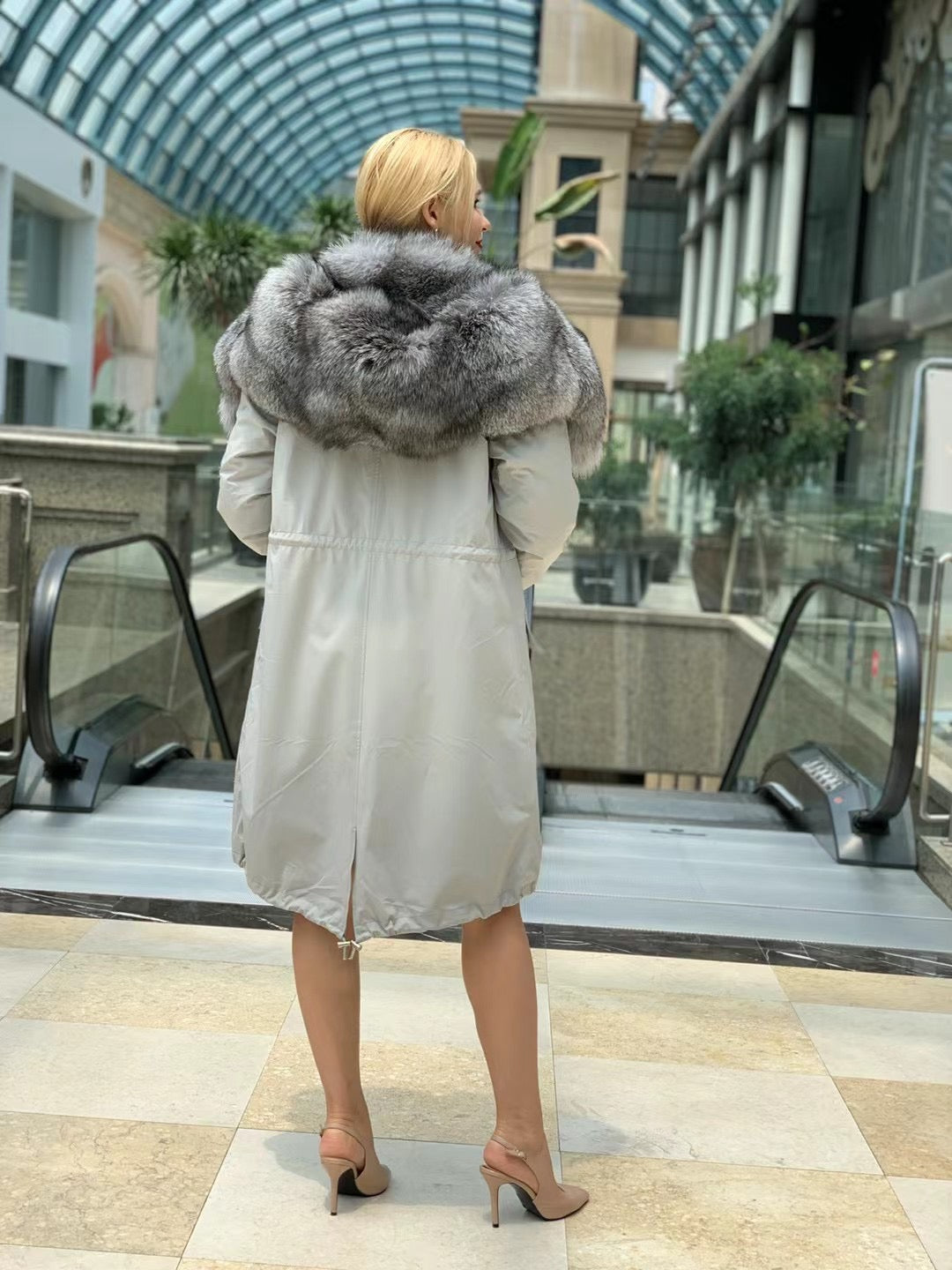 Fox Fully Fur Lined Hood Rabbit Insulated Parka - Energize Trek