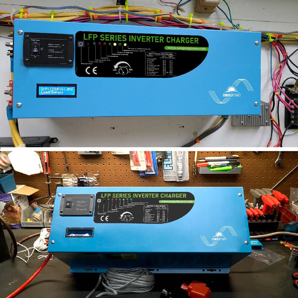 2000W/ 3000W/ 4000W DC 12V Pure Sine Wave Inverter With Charger - Energize Trek