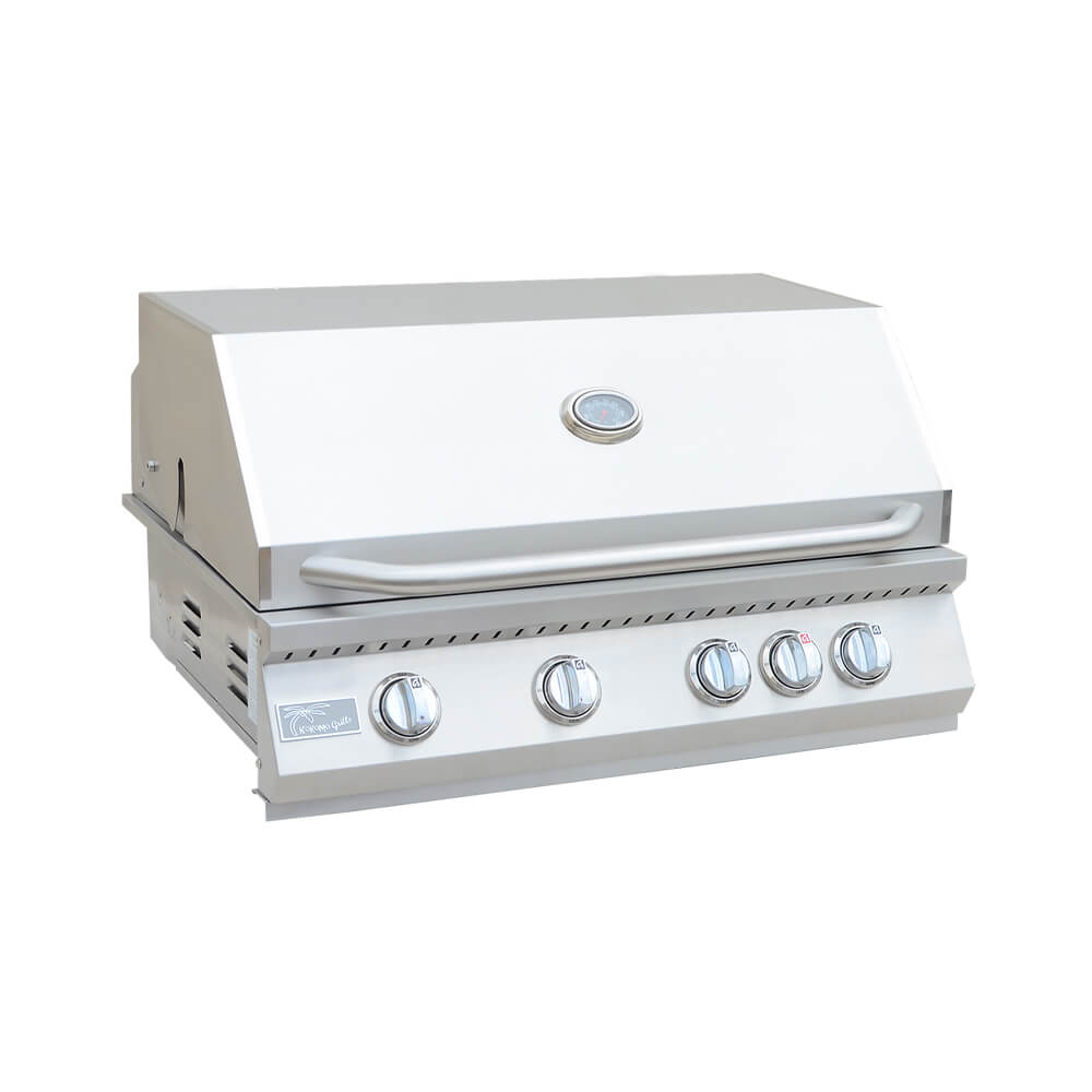 KoKoMo Grills 32" Heavy Duty 60K BTU LP/NG 4 Burner Built-In Stainless Steel Gas Grill (SAK25317) - Energize Trek