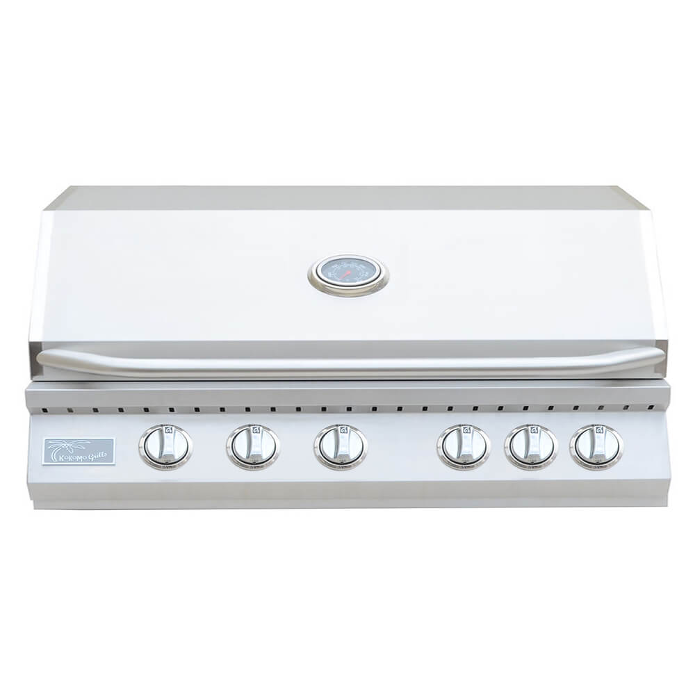 KoKoMo Grills 40" Heavy Duty 72K BTU LP/NG 5 Burner Built-In Stainless Steel Gas Grill (SAK73152) - Energize Trek