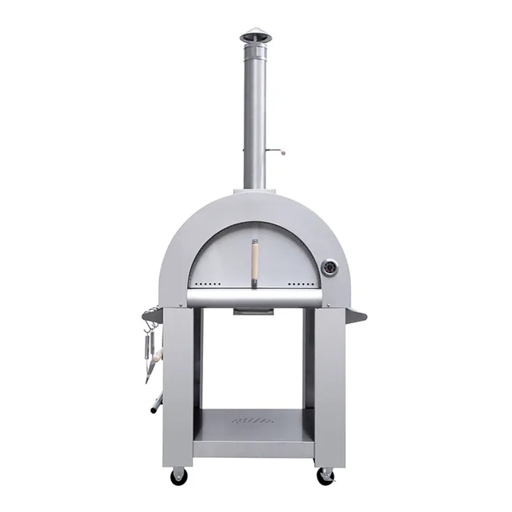 KoKoMo Grills Premium 32 Inch Stainless Steel Wood Fired Pizza Oven - KO-PIZZAOVEN (SAK92618) - Energize Trek