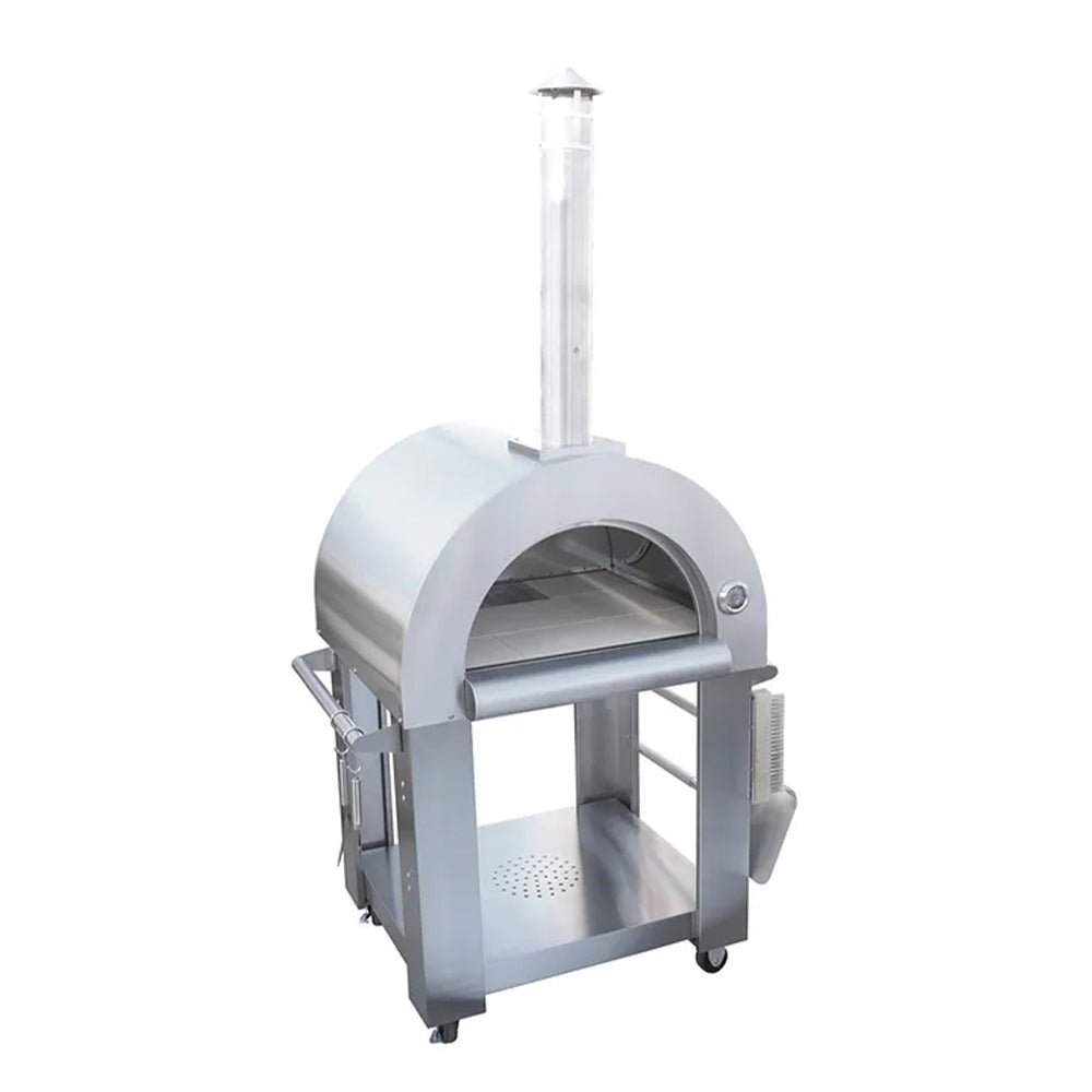 KoKoMo Grills Premium 32 Inch Stainless Steel Wood Fired Pizza Oven - KO-PIZZAOVEN (SAK92618) - Energize Trek