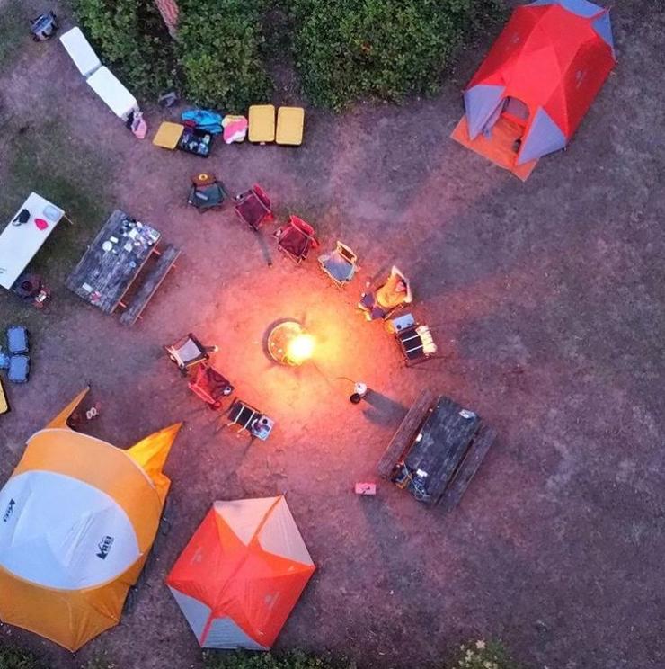Naked LavaBox Combo: Color-changing fire pit with Over/Under and Bugout Bag - Energize Trek
