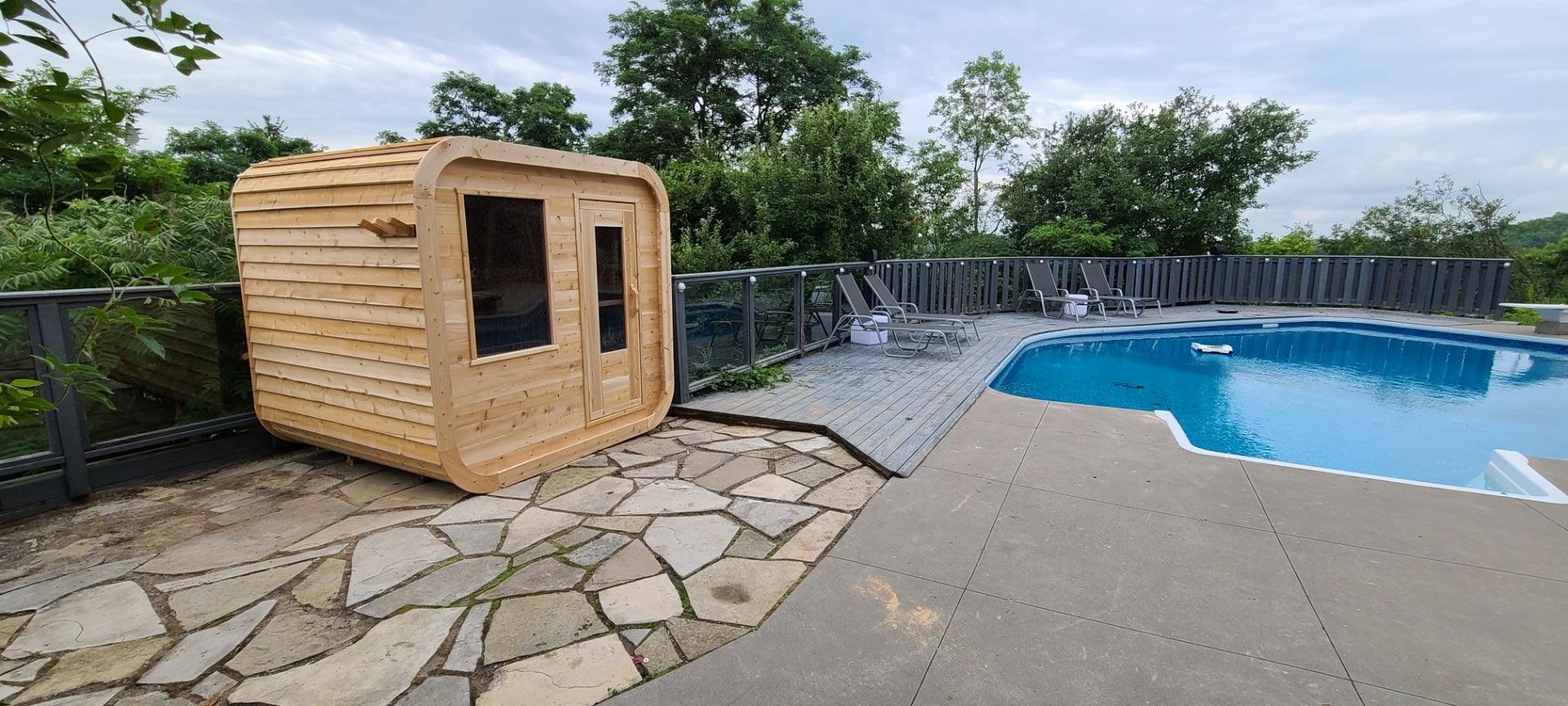 LeisureCraft Luna Sauna – Fits 2-3 People - Energize Trek