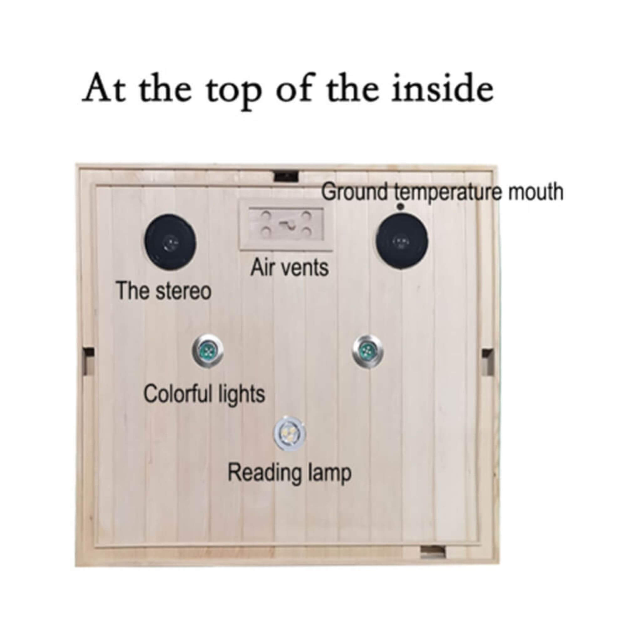 Luxury 2-Person Hemlock Wood FAR Infrared Sauna Room W/ Glass Door, 1750W (SAK81525) - Energize Trek