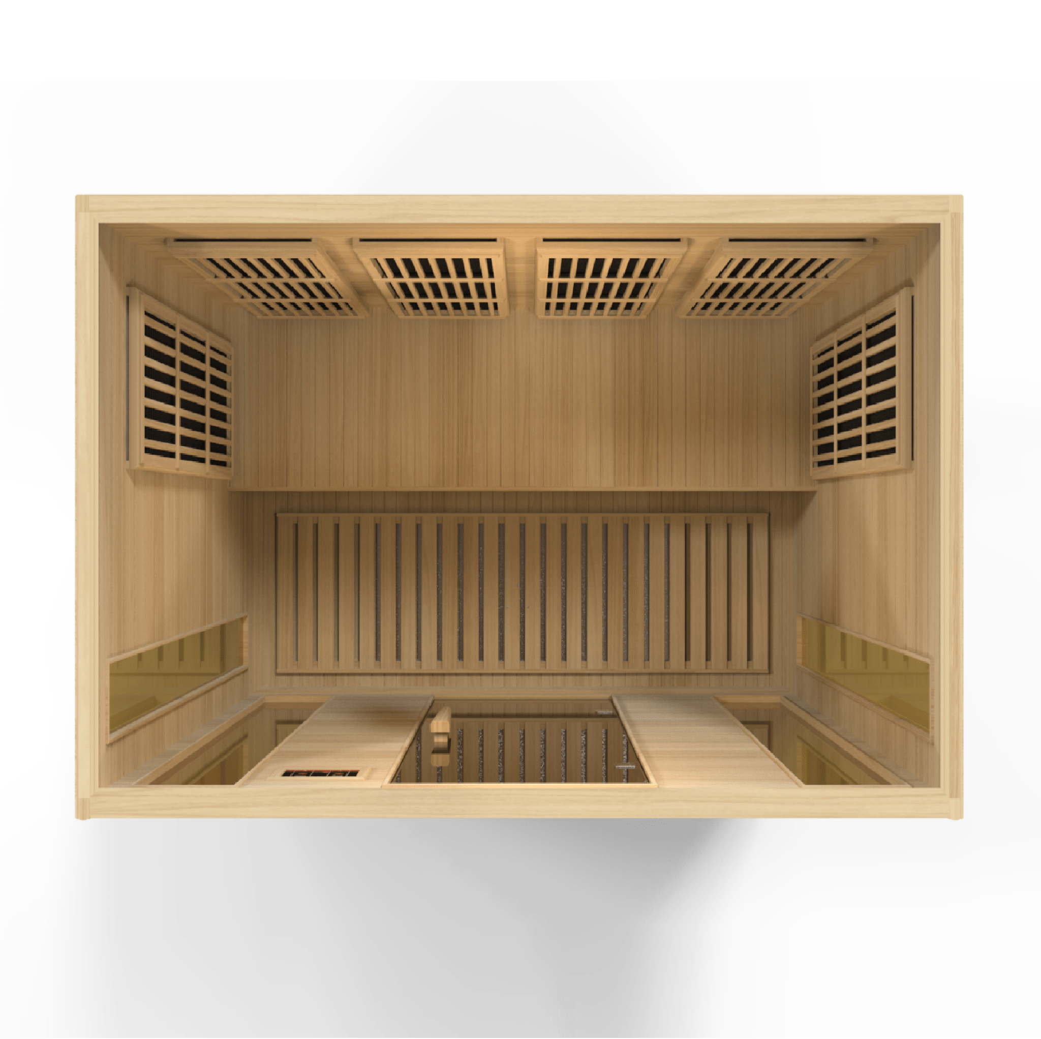Maxxus 4-Person Low EMF FAR Infrared Sauna – Canadian Hemlock - Energize Trek
