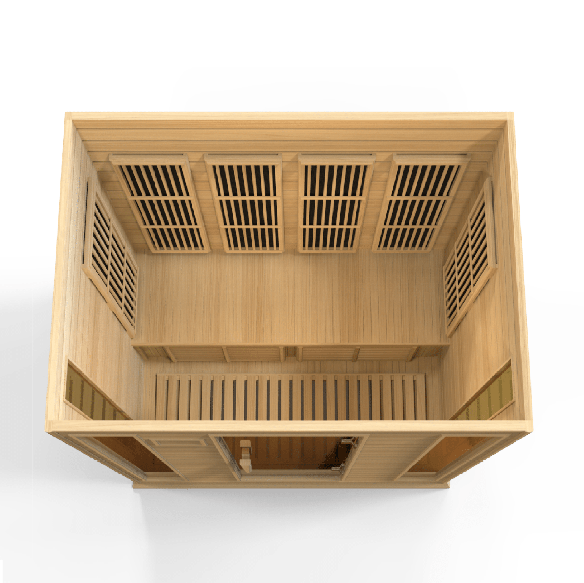 Maxxus 4-Person Low EMF FAR Infrared Sauna – Canadian Hemlock - Energize Trek