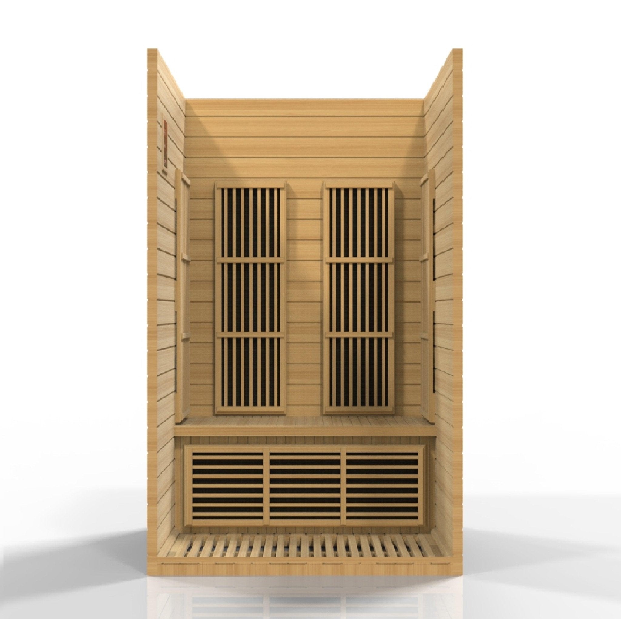 Maxxus Seattle 2-Person Infrared Sauna – Low EMF, Bluetooth Speakers, Red Light Therapy - Energize Trek