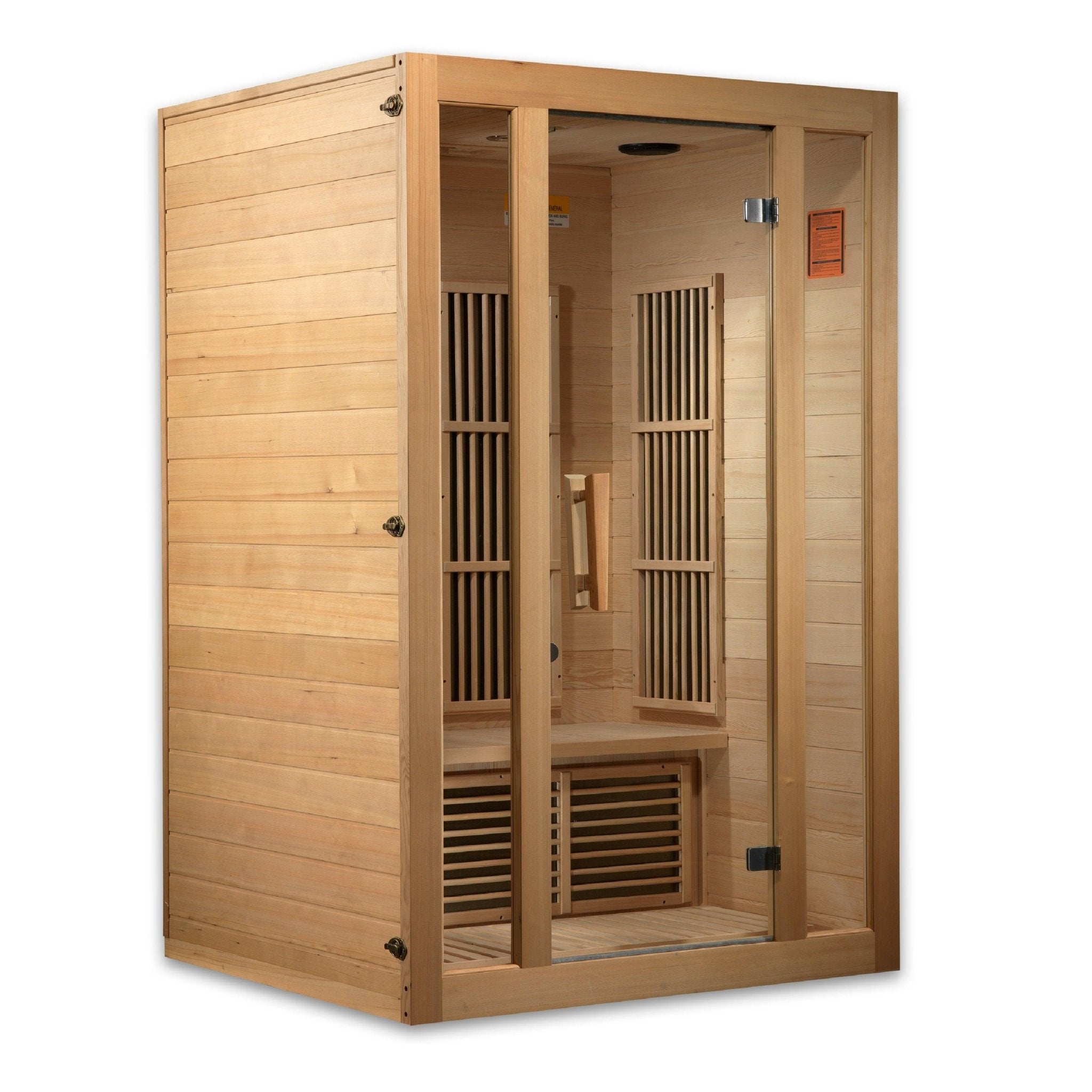 Maxxus Seattle 2-Person Infrared Sauna – Low EMF, Bluetooth Speakers, Red Light Therapy - Energize Trek