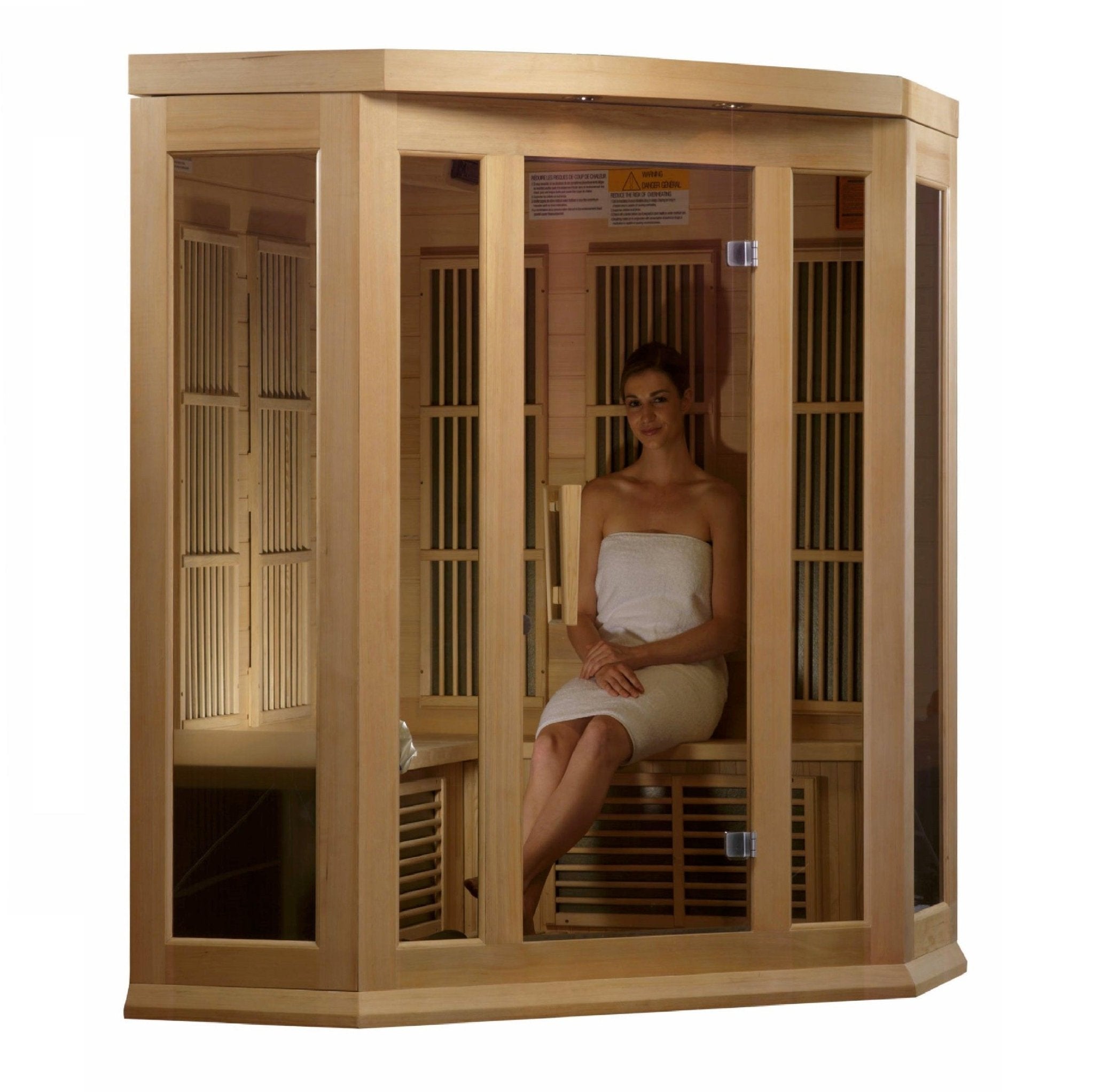 Maxxus Ultra Low EMF (Under 2MG) FAR Infrared Sauna – Canadian Hemlock - Energize Trek