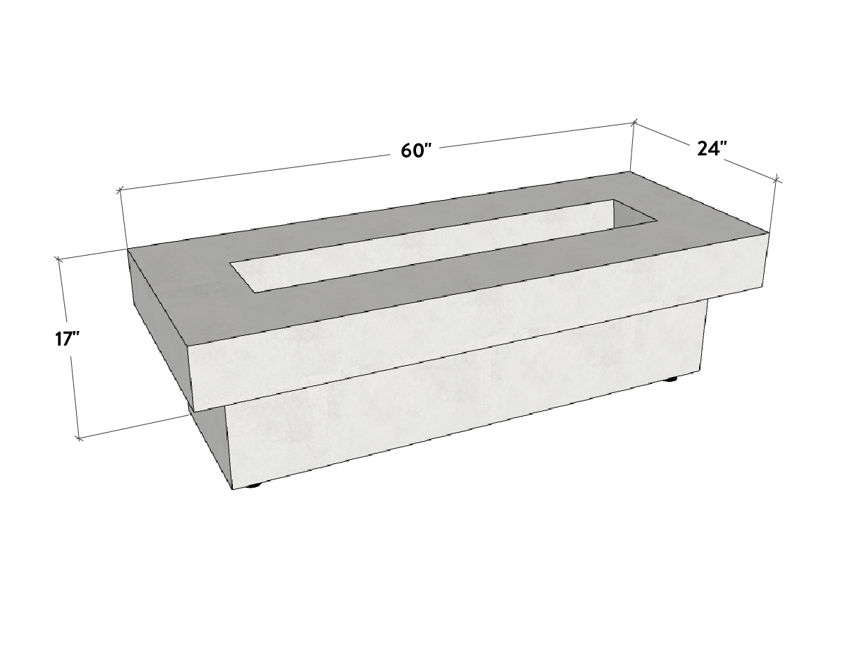 Terraza | Concrete Fire Pit Table - Energize Trek